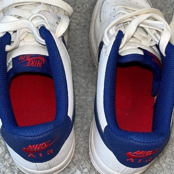 Nike Air Force 1 Low White Navy Red Youth‎ Size 6Y CT3839 101 Sneakers - Picture 6 of 12